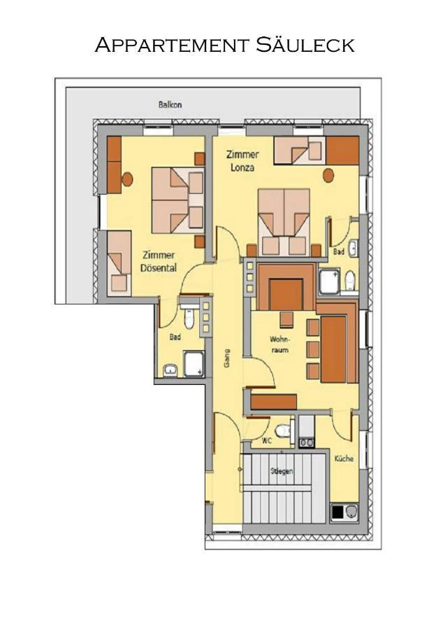 Saeuleck Appartement Inkl Skibus Малиниц Екстериор снимка
